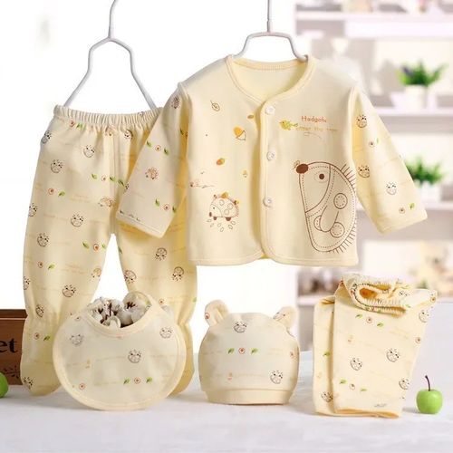 5PCS Baby Clothes Set Newborn Cotton Hedgehog Outfit 0-3 Months — image 1