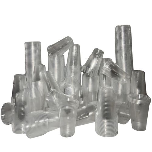 Reusable Half Pint Plastic glasses 10Oz Party Glasses Mutli purpose Use Clear — image 3