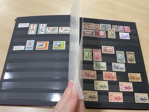 World stamps. Mostly airmails + birds.  Mint/used. Stock book @193 — image 3