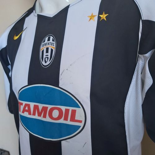 Nike Juventus FC 2004-2006 Home Football Shirt Tamoil Sponsor Jersey Size Large — image 8