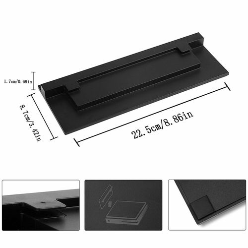 Black Vented Vertical Stand Dock Holder for XBOX ONE S SLIM Console — image 8