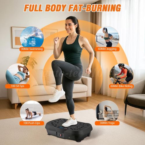 Power Vibration Plate Exercise Body Shaker Massager Vibrating Machine Platform — image 11