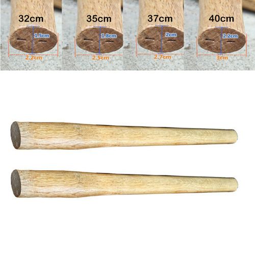 32 35  37 40 cm Solid Wooden Hammer Handle Shaft Replacement — image 1