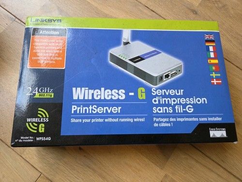 Cisco-Linksys WPS54G Wireless-G 802.11g Print Server.