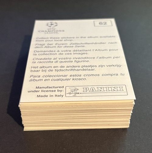 Panini Champions League (1999-2000)  Job Lot/Bundle x 100 Football Stickers