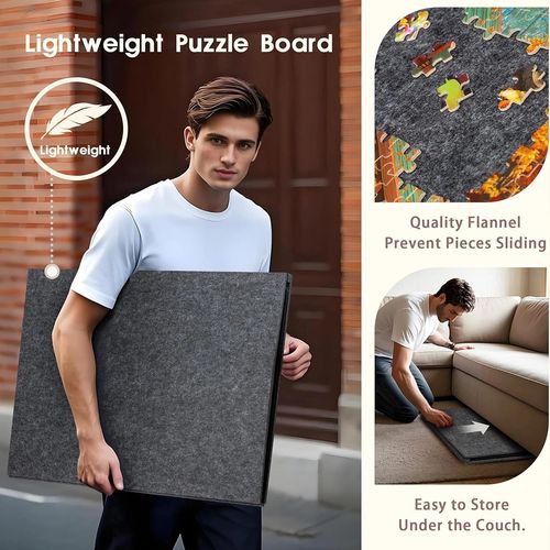 1000PCS Puzzle Board Tilting Portable Lightweight Felt Jigsaw with Protector UK — image 11