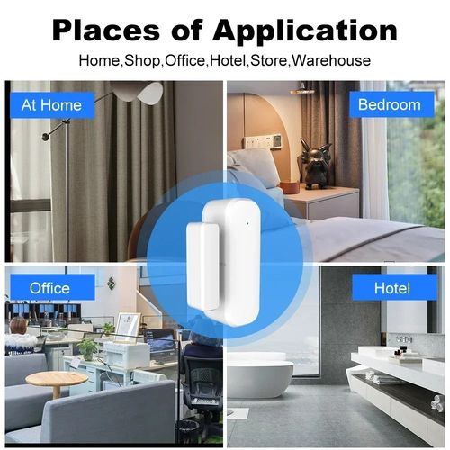 Tuya Zigbee Door Sensor Wireless Open Closed Detection Smart Home Window Magneti — image 4