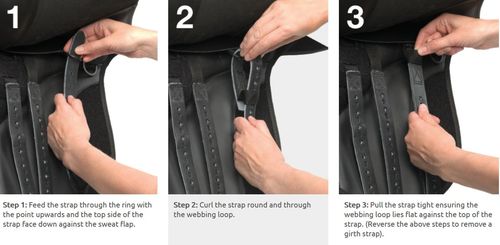 Genuine Kent And Masters Saddle Leather Buckle Guards 1 Pair Brown Or Black DIY — image 2