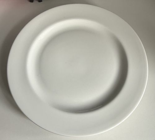 Royal Doulton Bone China Dinner Plate Plain White — image 1
