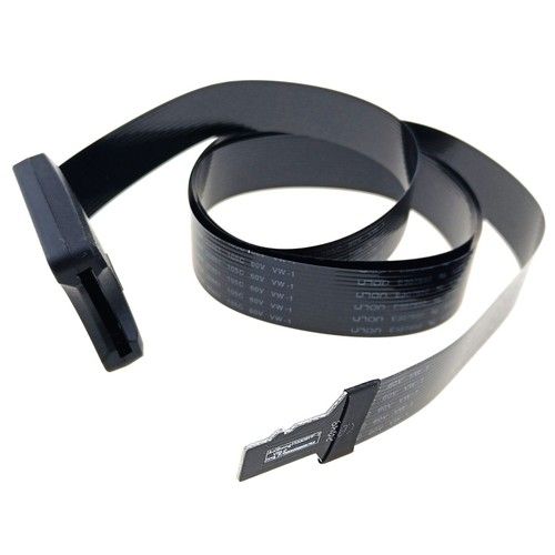 MicroSD TF to SD Extension Cable 100cm Extender Flexible Wire Adapter Converter