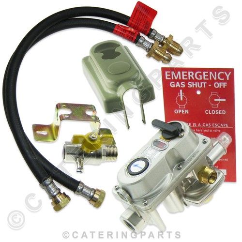 STATIC CARAVAN 2 BOTTLE AUTO CHANGE OVER LP LPG PROPANE GAS REGULATOR RF6030