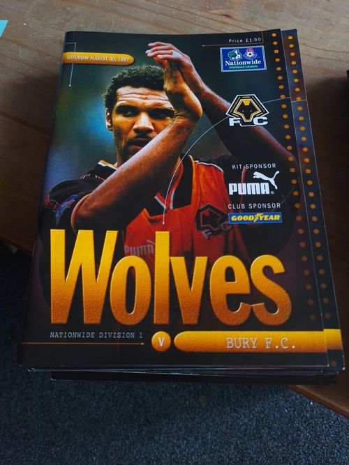 25 X 1997/1998 WOLVES PROGRAMMES WOLVERHAMPTON WANDERERS league & Cup Homes  — image 14