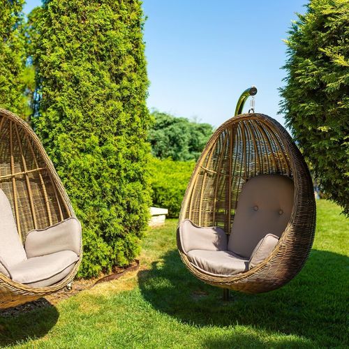 Hammock Chair Hanging Kit, 1 Set Egg Chair Heavy Duty Hammock Spring Kit with Pi — image 3