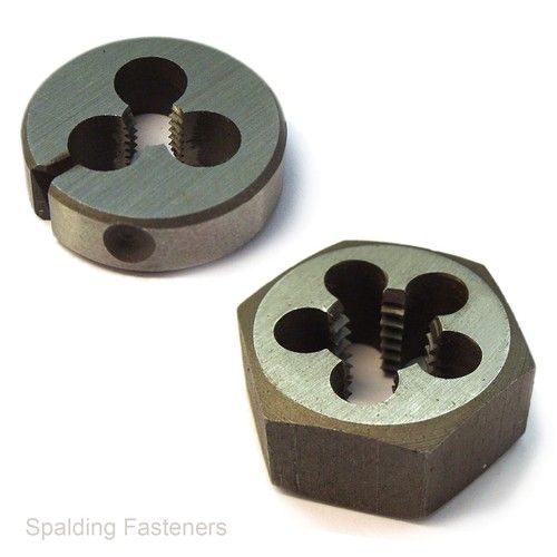 UNF HSS Circular Split Dies & Hexagon Die Nuts 2-64 To 1"-12 Sizes Available