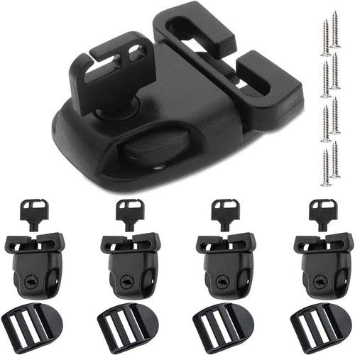 1/4 Set Spa Hot Tub Cover Clips Replace Latches Clip Lock With Keys Hardwares