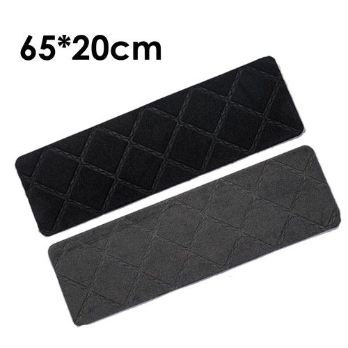 15X Anti-Slip Stair Tread Pads 65x20cm Carpet Stair Treads Mats Self Reused Step