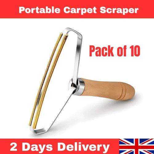 Portable Lint Remover Carpet Rake Scraper Dog Fur Fuzz Scraper Lint Roller Tool