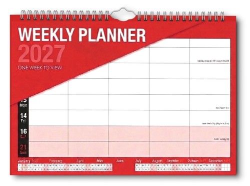 2027 Wall Calendar Slim Calendar A4 A3 Large Month to View, Easy View Planner UK