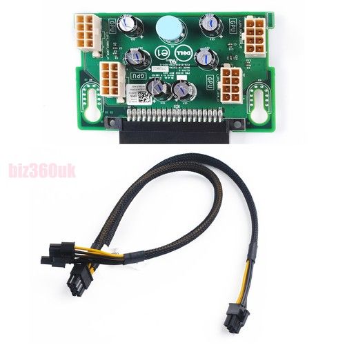 Dell Poweredge T630 T640 GPU Power Supply Expansion Board X7C1K w/Cable DRXPD 