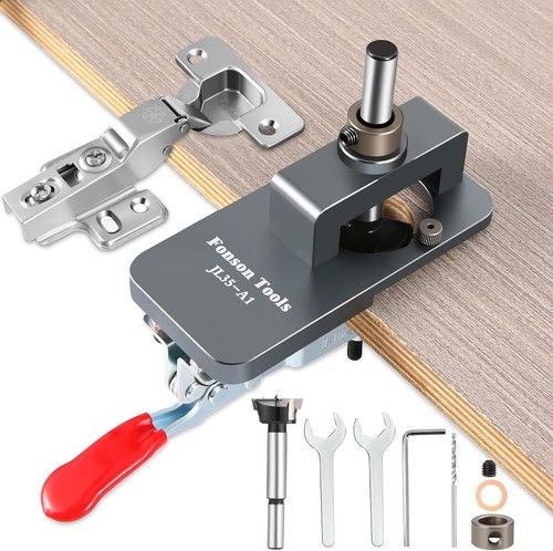 35Mm Concealed Hinge Jig, Cabinet Door Hinge Jig, Accurate Hinge Drilling Jig