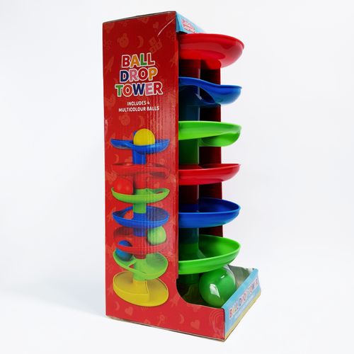 7 Tiers - Ball Drop Tower w/ 4 Balls Baby Toy! Fun Learning PLay Toddler Toy 6m+ — image 5