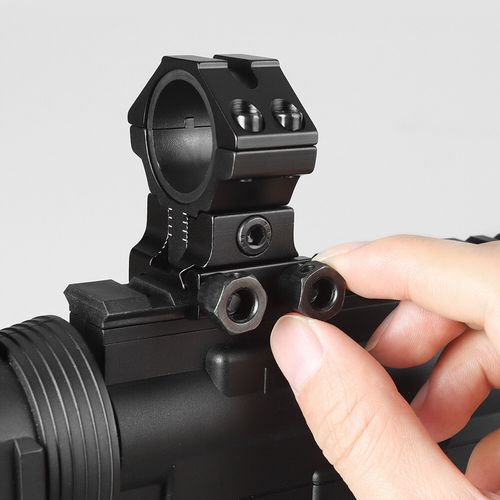 2Pcs 11mm rail Adjustable Height Scope Mount 30mm 1" Rings Dovetail Riser Mount — image 16