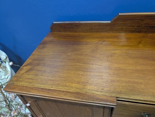 Antique Edwardian Mahogany Sideboard Buffet Cabinet Cupboard Drawers Service — image 10