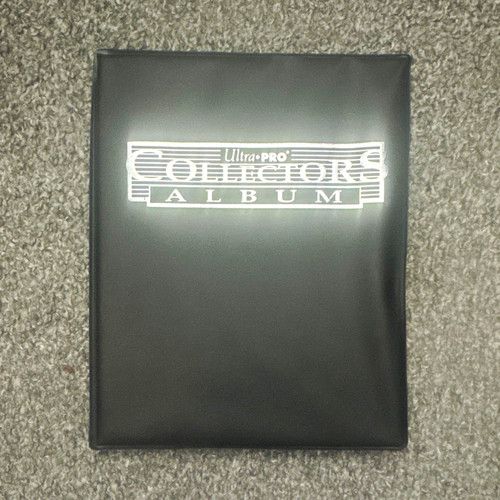(All Cards)Ultra PRO Collectors Album 3-Ring A4 Binder 4-Pocket Pages 180 Black