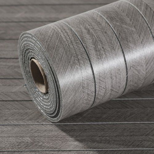 5X 3D Wood Grain Panel Effect Wallpaper Stick Self-Adhesive Wood Slat Wall Panel