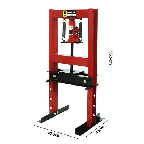 Hydraulic Bench Press 6 Ton Heavy Workshop Garage Car Bearing Heavy Duty Tool — image 4