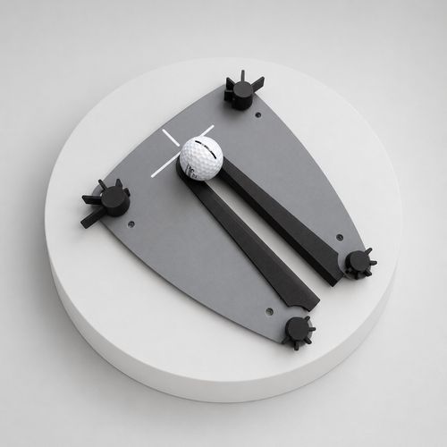 3D Printed Golf Putting Alignment Training Aid | Adjustable Fins — image 2