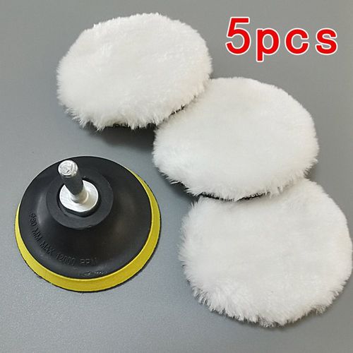 5pcs Wool Buffing Pads 6 inch Polishing Pad Polishing Buffing Pad Hook and Loop — image 13