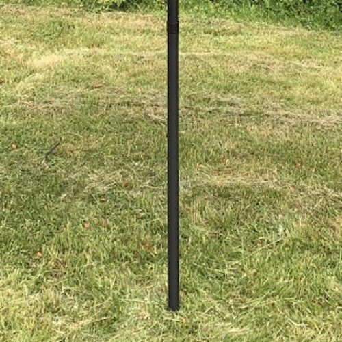 Garden Parasol Replacement Bottom Pole for Crank & Tilt Umbrella Dark Grey