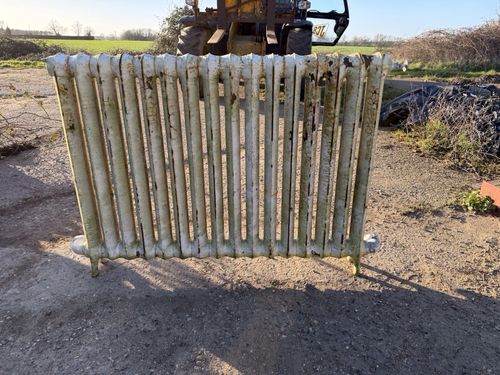 Cast Iron Reclaimed Radiator Floor Standing Victorian Style — image 4