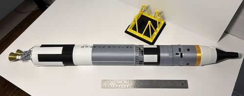 Titan II Rocket Model Kit – Gemini NASA Space Rocket – 1/40 scale Display Model — image 7