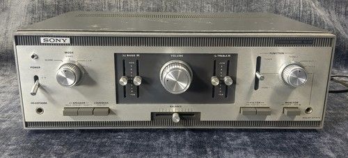Sony TA‑1144 Vintage Integrated Amplifier – 1970s Silver‑Face, Fully Working