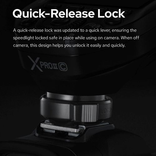 Godox XProII-C 2.4G Wireless TTL Flash Trigger Bluetooth App For Canon Camera — image 9