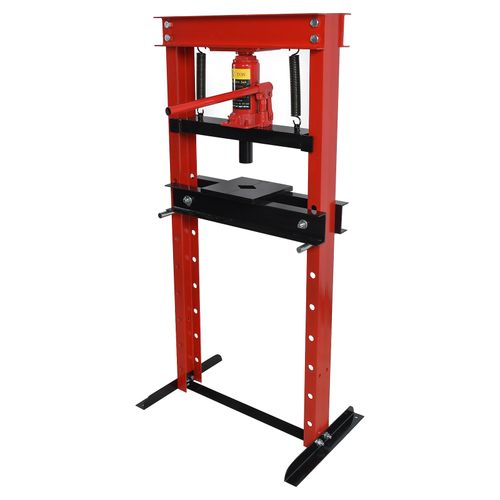 12 Ton Workshop Press Machine Hydraulic Bench + 23pc Wheel Drive Bearing Puller — image 11