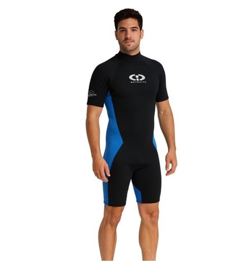 MENS SHORTIE WETSUIT 3MM NEOPRENE SHORTY DIVING SURFING JETSKI SUP CANOE TWF CIC