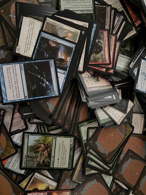 COLLECT BULK JOB LOT  1000 UNSORTED MTG CARDS  MAGIC THE GATHERING  C, U/C HOLOS — image 5