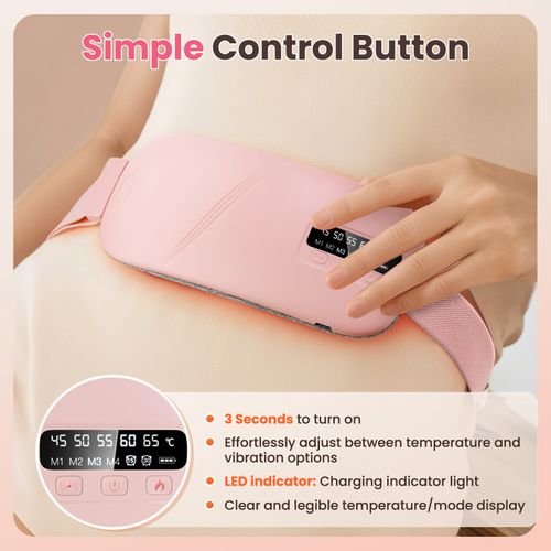 Electric Heating Menstrual Heat Pad Massage Belt For Period Pain Relief Cramps — image 15