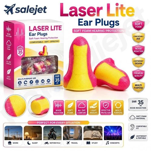 Howard Leight Laser Lite Ear Plugs for Work Sleep Snoring Noise Cancelling Bike — image 3