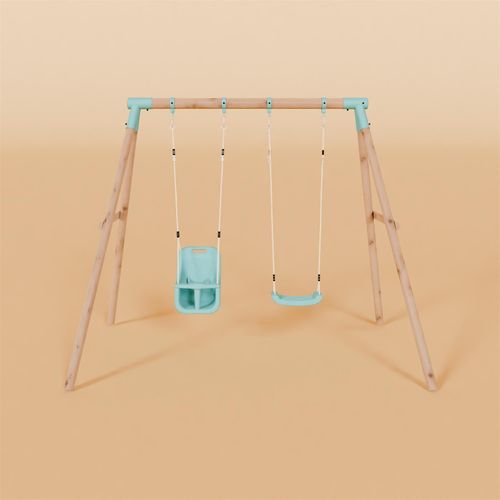 Double Swing Set with Baby Swing - Wildwood II Waltons — image 3