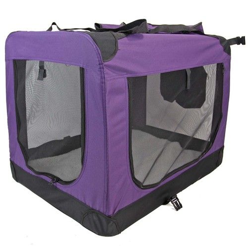 Fabric Dog Crate Pet Carrier Portable Travel Kennel Cage for Cat Puppy Folding