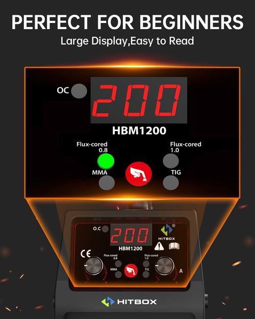 3 IN 1 MIG WELDER INVERTER 200A DC MMA GASLESS TIG ARC MIG WELDING MACHINE 230V — image 5