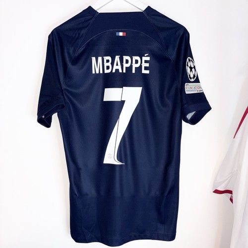PSG 2023/2024 Nike Home Shirt Mbappe #7 UCL Men’s Medium