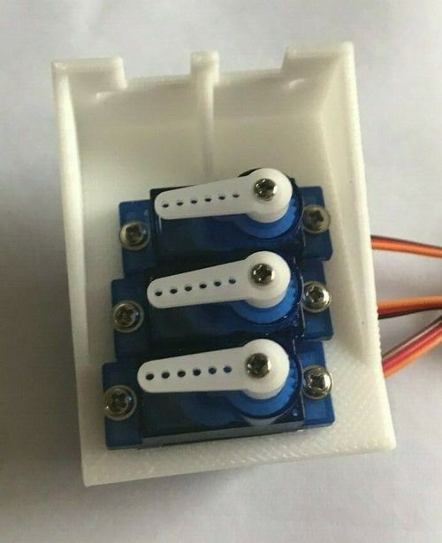 Triple Semaphore signal servo mounting bracket  - SEE DESCRIPTION — image 3