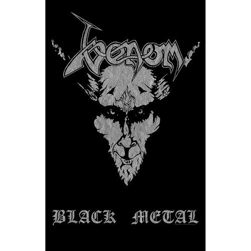 Venom 'Black Metal Silver' Printed Flag - NEW textile poster