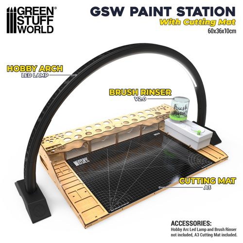 Green Stuff World Paint Station Cutting Mat Hobby Workstation RM24 — image 2