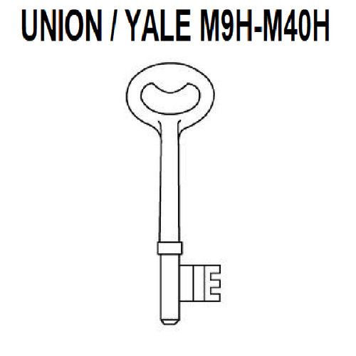 PRECUT KEYS FOR UNION  2 LEVER MORTICE LOCKS M9H - M40H DOOR KEY 